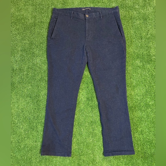 John Varvatos J293V3 Slim Fit Blue Pants - Picture 1 of 7